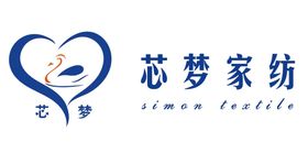 芯梦家纺LOGO