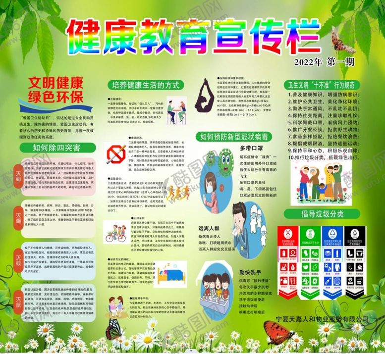 编号：36974110091339268746【酷图网】源文件下载-健康宣传栏