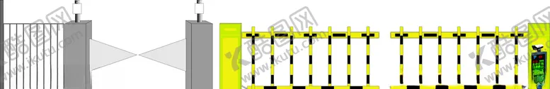 编号：22413406250105502847【酷图网】源文件下载-闸机示意图