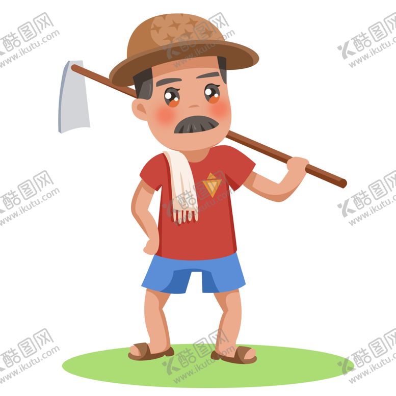 编号：43152809202042075823【酷图网】源文件下载-农民形象