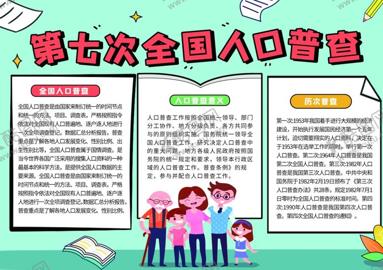 编号：41397505121850569307【酷图网】源文件下载-全国人口普查