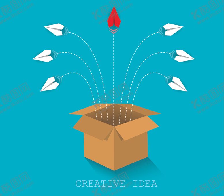 编号：54358110010243018452【酷图网】源文件下载-纸飞机概念