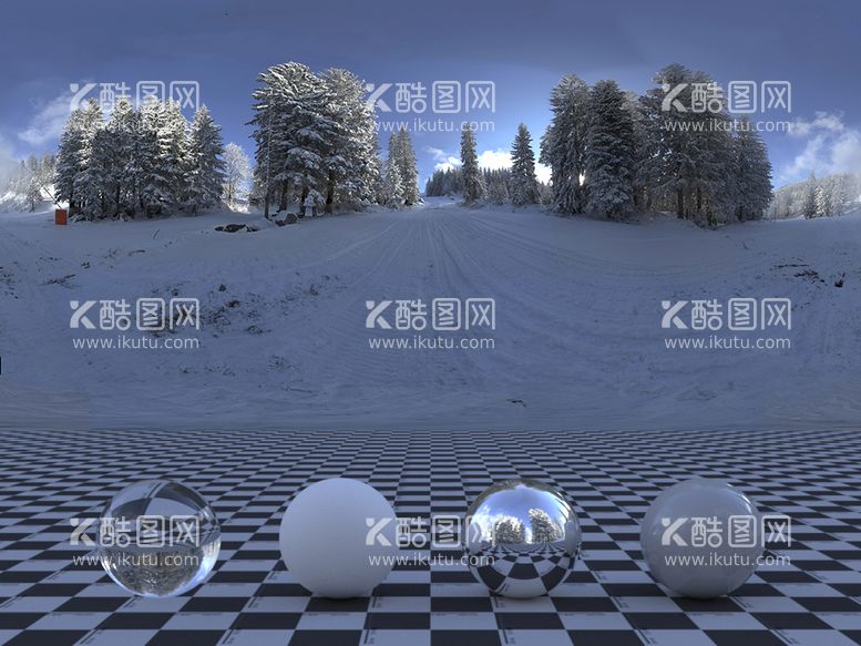 编号：24474111191738107087【酷图网】源文件下载-HDR贴图C4D雪景贴图