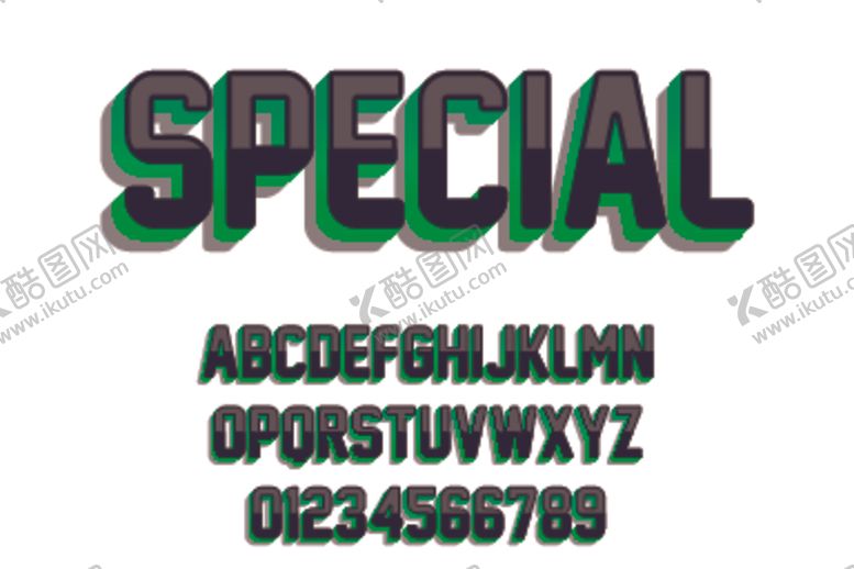 编号：31308009110207236706【酷图网】源文件下载-字母效果