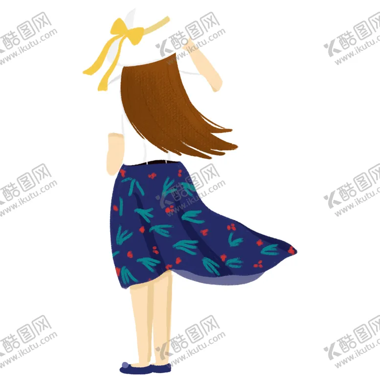 编号：10278706261200466959【酷图网】源文件下载-水彩手绘女孩