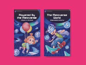 多样卡通人物场景插画图片