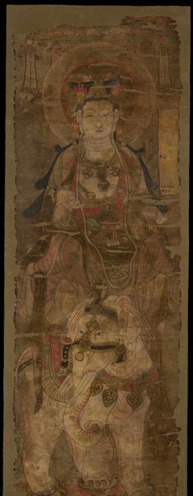 敦煌风格绘画图案
