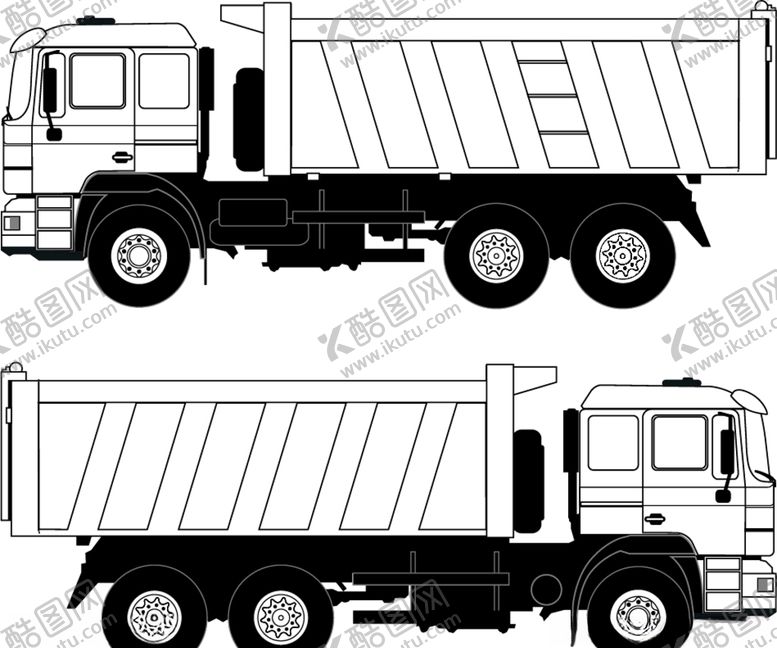 编号：34071407030043249173【酷图网】源文件下载-矢量运载货车