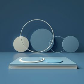 立体展台3D作品淘宝C4D活动促销背景高级