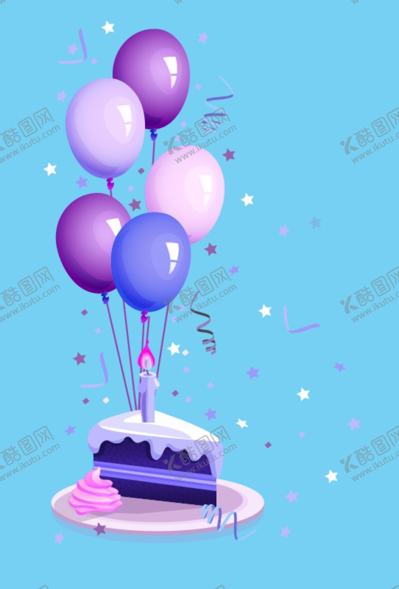编号：97707305070626556057【酷图网】源文件下载-气球蛋糕