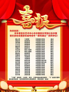 喜报