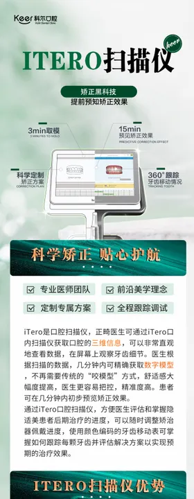 口腔iTero扫描仪长图海报