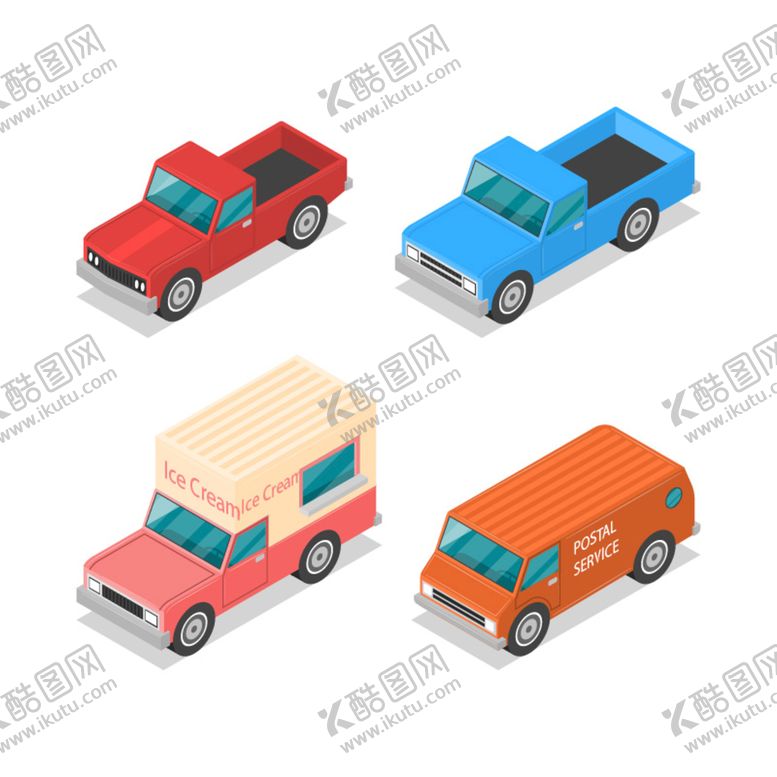 编号：33952210302353587986【酷图网】源文件下载-卡通货车