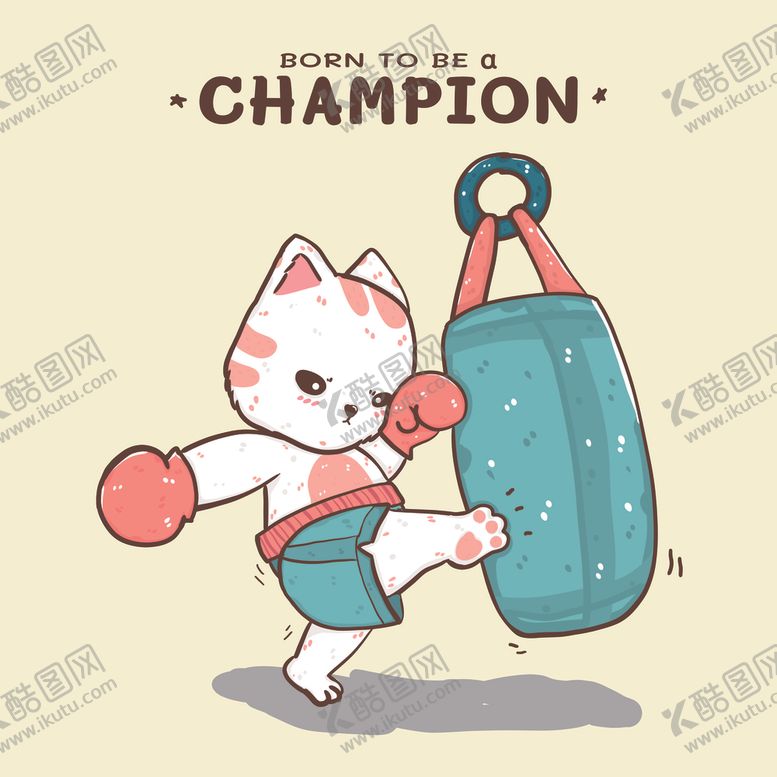 编号：25879605092340385289【酷图网】源文件下载-卡通插画猫