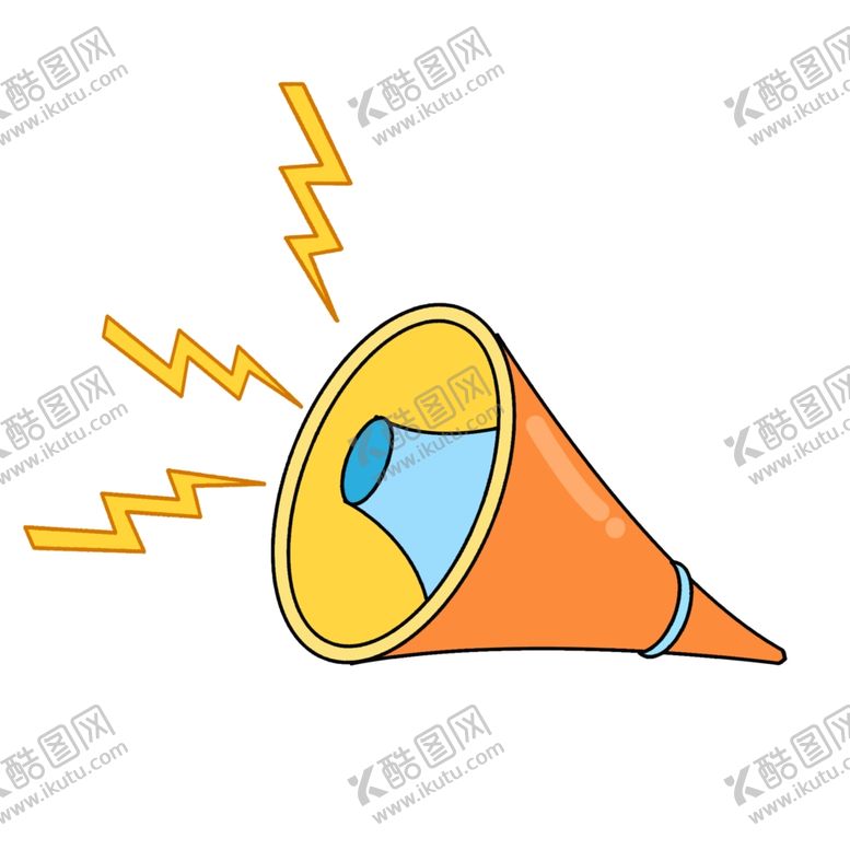 编号：68711407050005525164【酷图网】源文件下载-扬声器呼喊卡通夸张喇叭