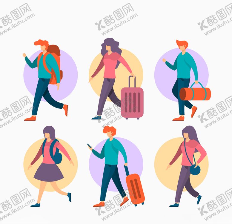 编号：26499710282157558930【酷图网】源文件下载-旅客游客