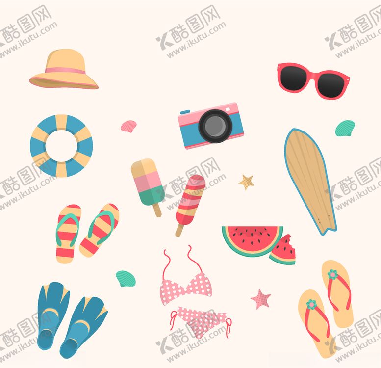 编号：60172406272349258848【酷图网】源文件下载-夏日元素