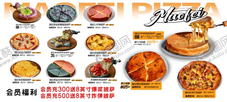 编号：10541305240915137649【酷图网】源文件下载-多样美味披萨大赏