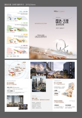 地产商业价值点三折页