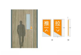 推拉牌門牌標識標牌标示牌