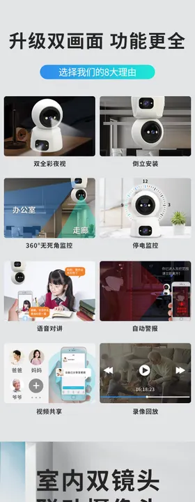 监控摄像头电商详情页