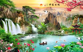 流水生财背景