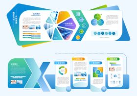 企业形象墙背景板