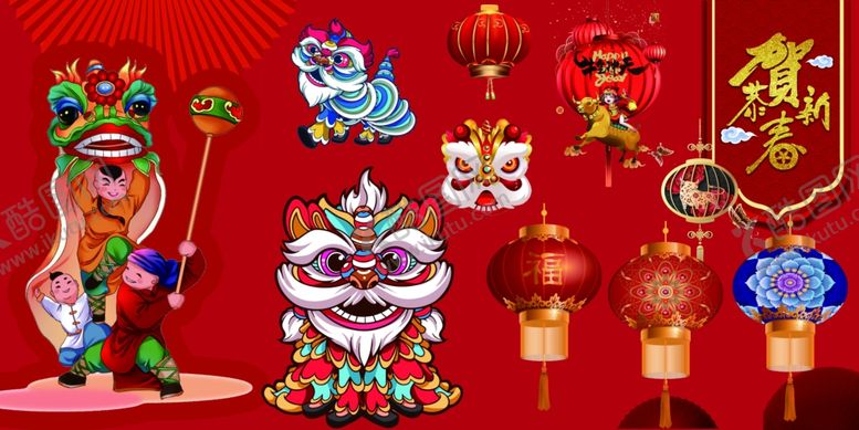 编号：97343903181415431340【酷图网】源文件下载-醒狮