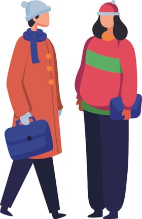 冬天服饰卡通人物装穿装的人保暖
