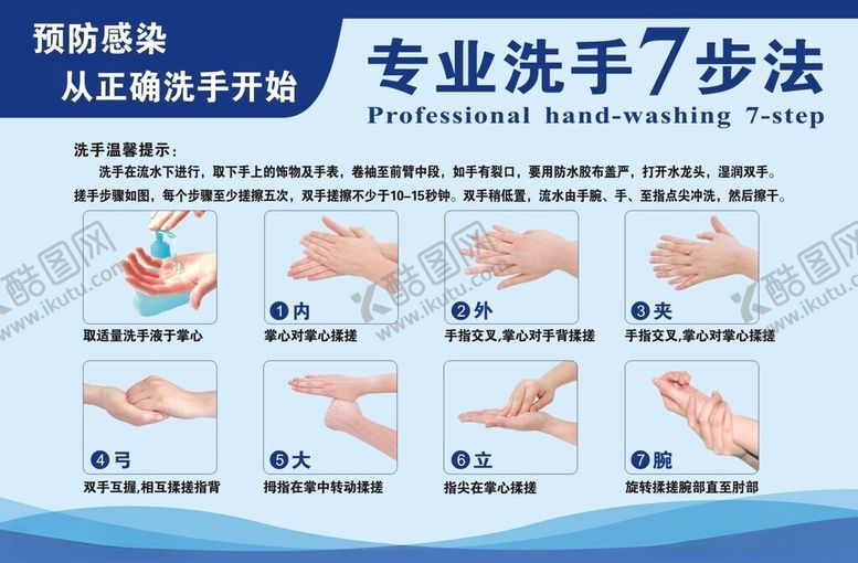 编号：11465611021518132031【酷图网】源文件下载-七步洗手法