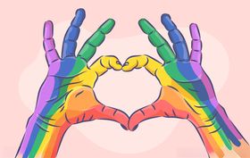 矢量手指手势图案设计