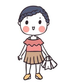 可爱人物形象插画