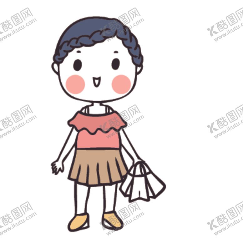 编号：89351607140005539344【酷图网】源文件下载-可爱人物形象插画