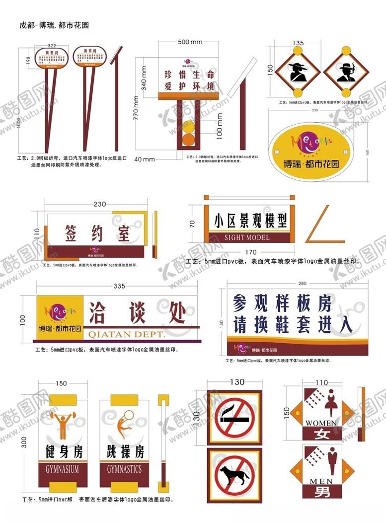编号：14338104021705264662【酷图网】源文件下载-导视系统指示牌