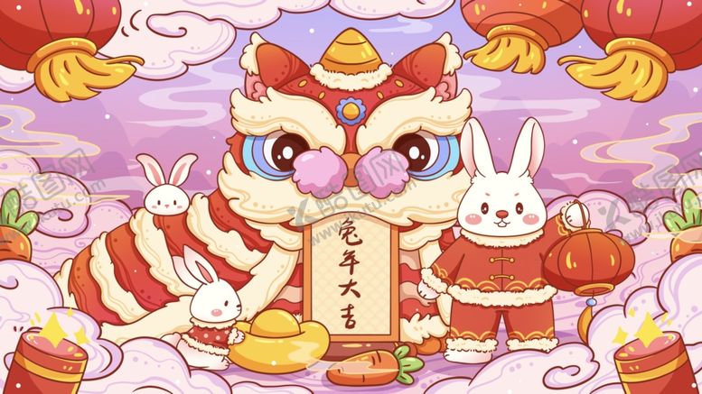 编号：99814512090258589183【酷图网】源文件下载-兔年