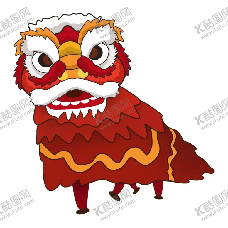 编号：75488302221736474733【酷图网】源文件下载-卡通狮子插画