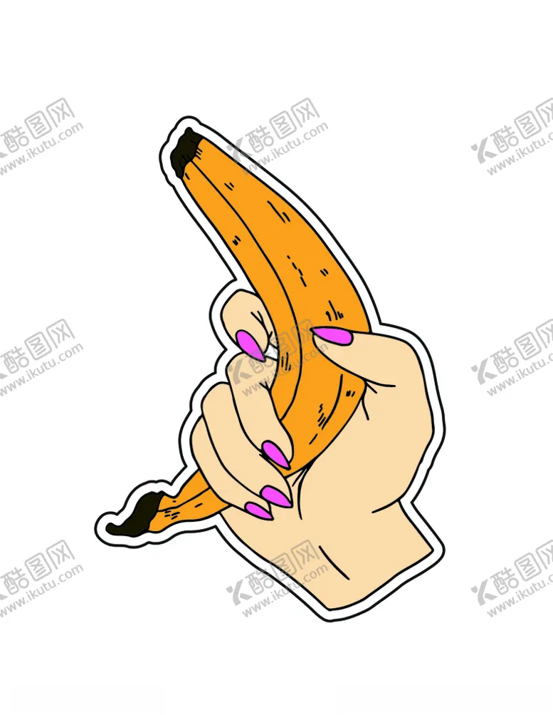 编号：36970009100300133724【酷图网】源文件下载-手拿香蕉
