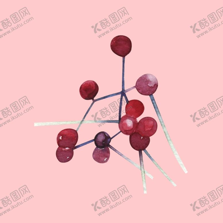 编号：83864707030147502056【酷图网】源文件下载-水彩植物