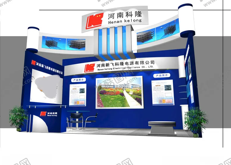 编号：69787801260405166605【酷图网】源文件下载-展览3D模型一面开口