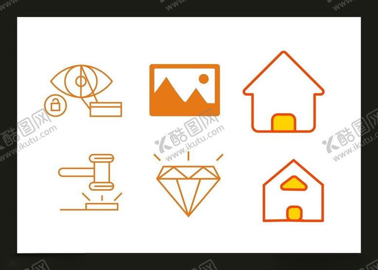 编号：53550502171439407979【酷图网】源文件下载-房子建筑图标