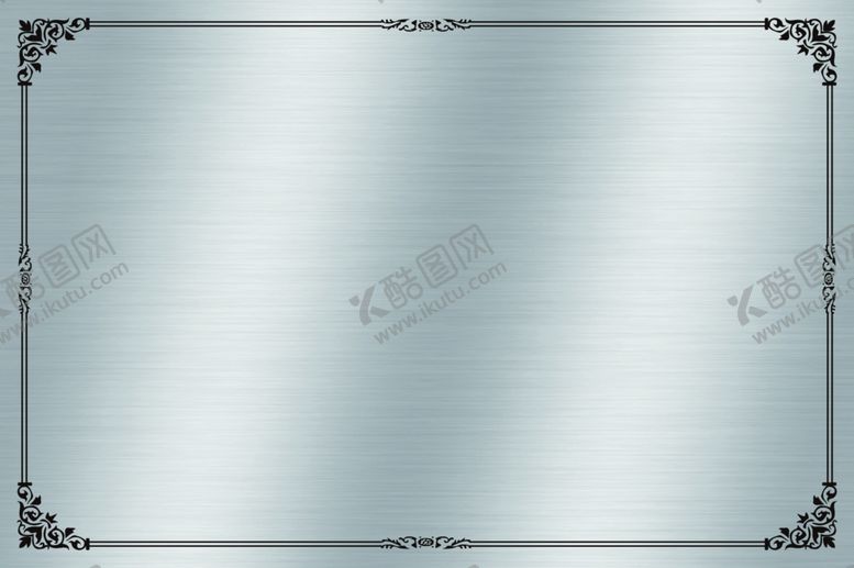 编号：42190704050254204527【酷图网】源文件下载-金属质感边框背景图