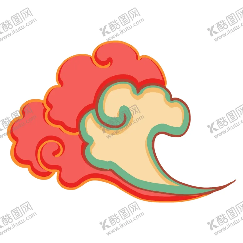 编号：86389802190141211105【酷图网】源文件下载-中国风祥云纹理节日元素