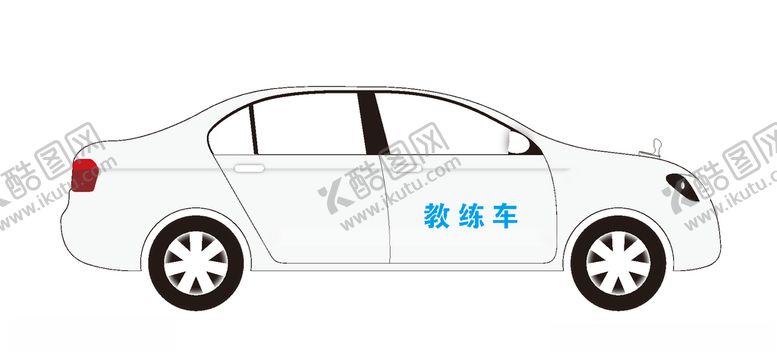 编号：57114809231022069244【酷图网】源文件下载-矢量汽车大众捷达驾校车驾考车