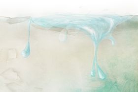 清新浅色水浪背景