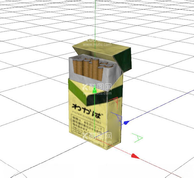 编号：68785301250739117943【酷图网】源文件下载-C4D模型香烟盒子