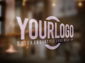 玻璃LOGO样机