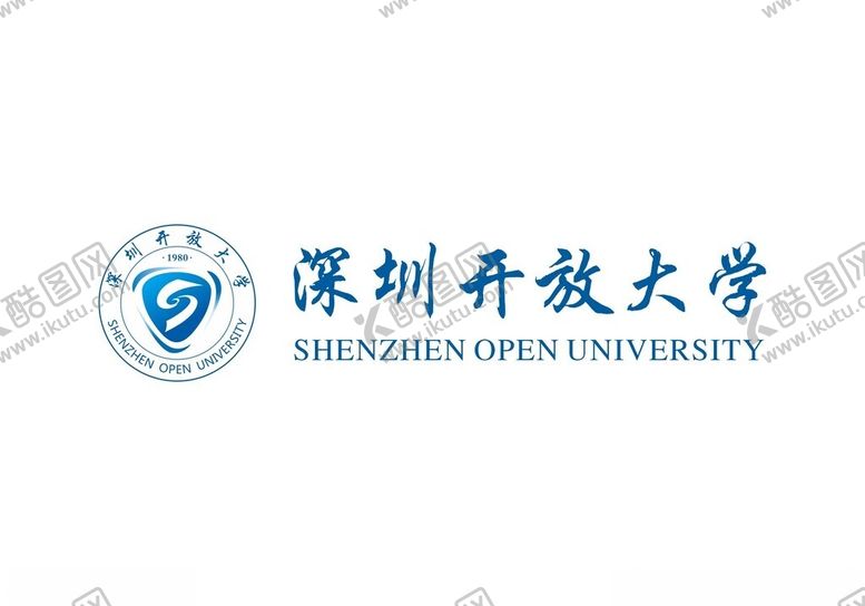 编号：10664001142007437831【酷图网】源文件下载-深圳开放大学矢量标志