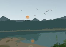 山水画