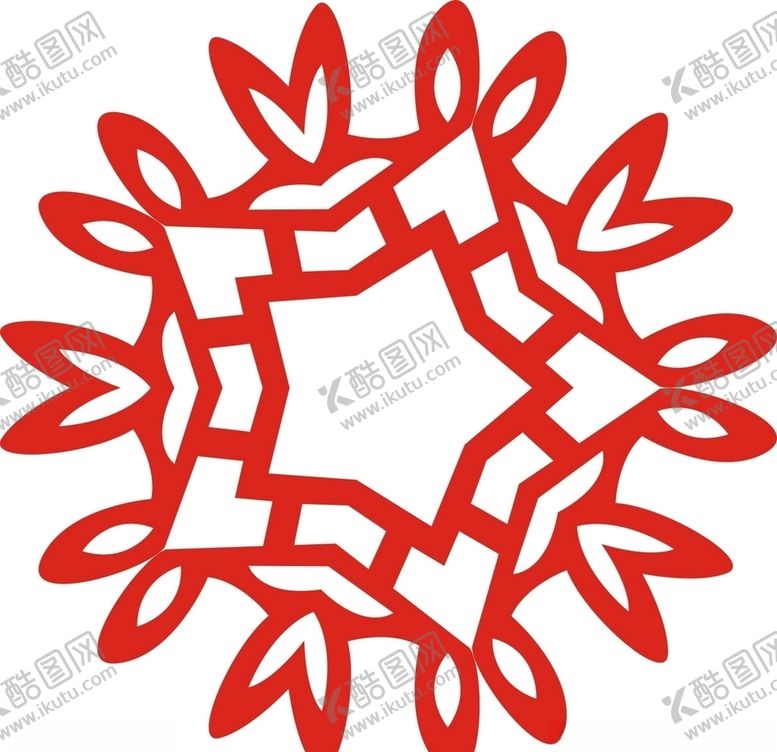 编号：60584304190326275609【酷图网】源文件下载-六角剪花窗花纸图案背景元素