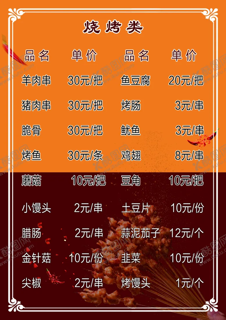 编号：38710206260548477660【酷图网】源文件下载-菜单